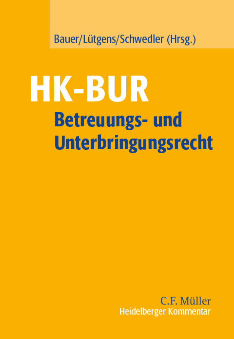 Ansicht: Heidelberger Kommentar zum Betreuungs- und Unterbringungsrecht