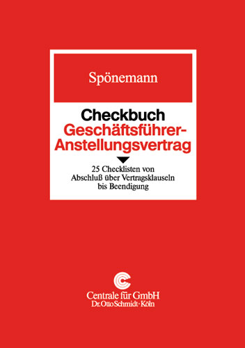 Ansicht: Checkbuch Geschäftsführer-Anstellungsvertrag