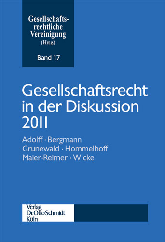 Ansicht: Gesellschaftsrecht in der Diskussion 2011