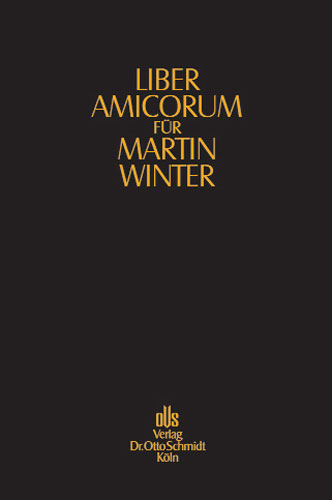 Liber amicorum für Martin Winter