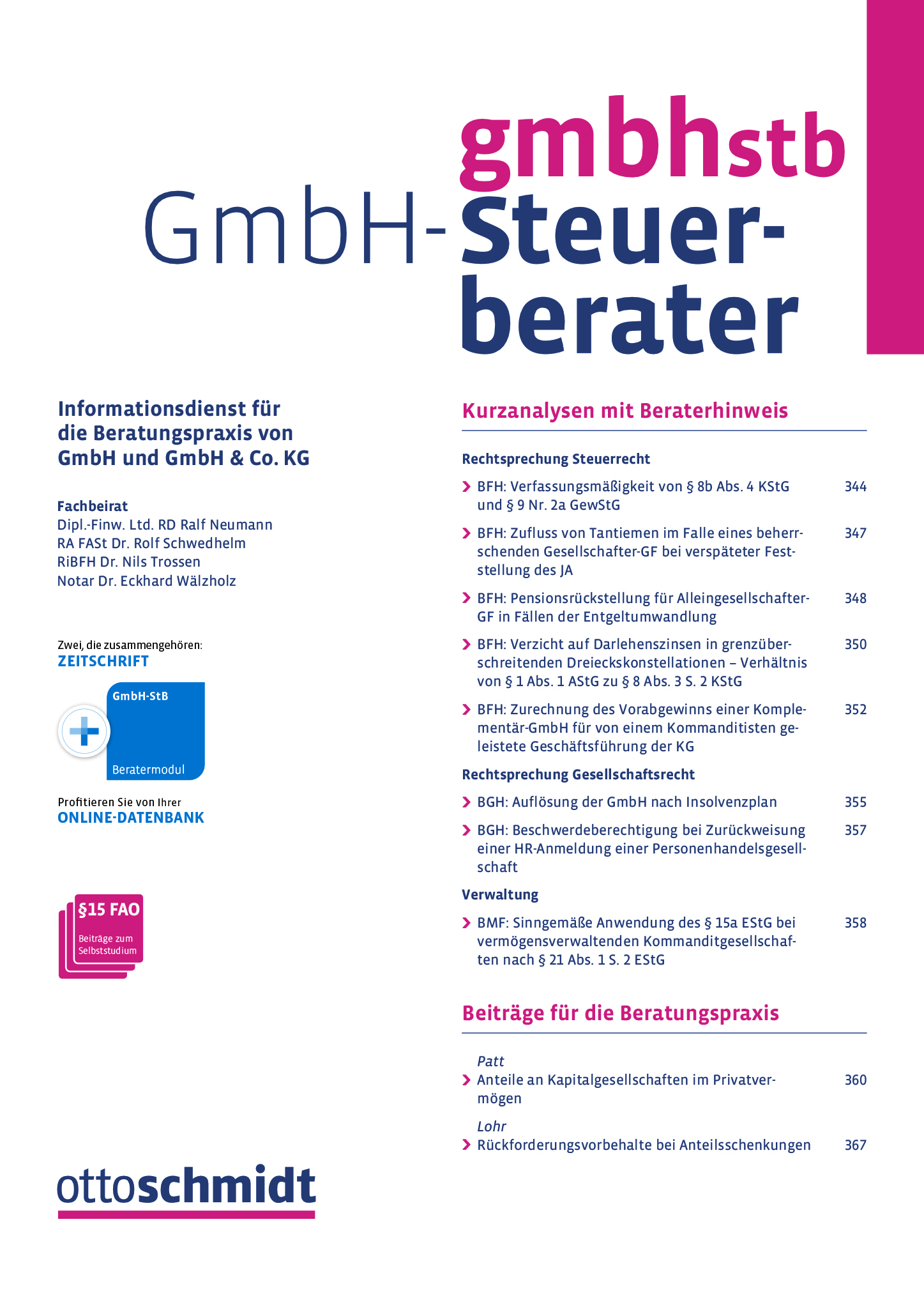 GmbH-Steuerberater Coverabbildung