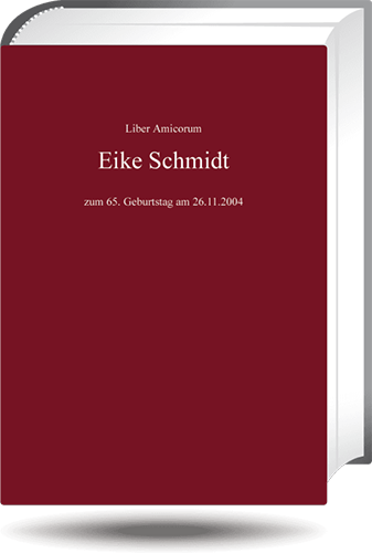 Ansicht: Liber Amicorum Eike Schmidt