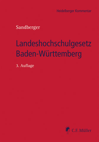 Ansicht: Landeshochschulgesetz Baden-Württemberg