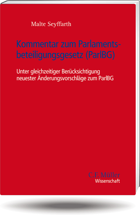 Ansicht: Kommentar zum Parlamentsbeteiligungsgesetz (ParlBG)