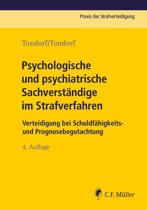 Ansicht: Psychologische und  psychiatrische Sachverständige im Strafverfahren