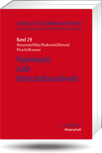 Patentrecht - ADR - Wirtschaftsstrafrecht