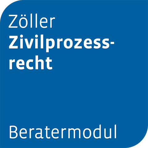 Ansicht: Beratermodul Zöller Zivilprozessrecht