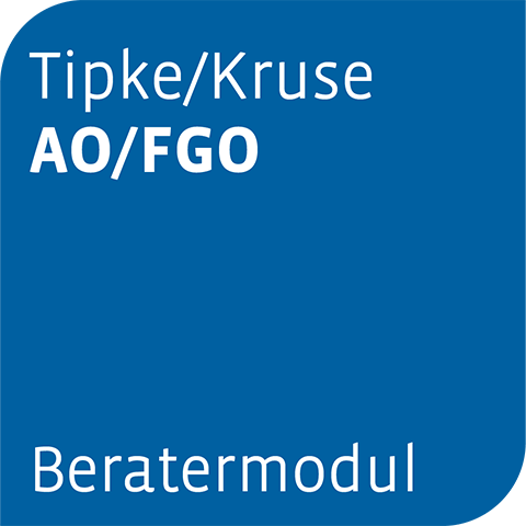 Ansicht: Beratermodul Tipke/Kruse AO/FGO