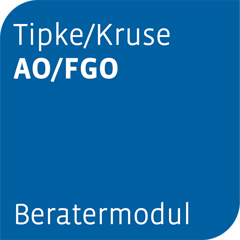 Beratermodul Tipke/Kruse AO/FGO