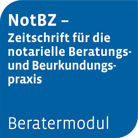 Ansicht: Beratermodul NotBZ