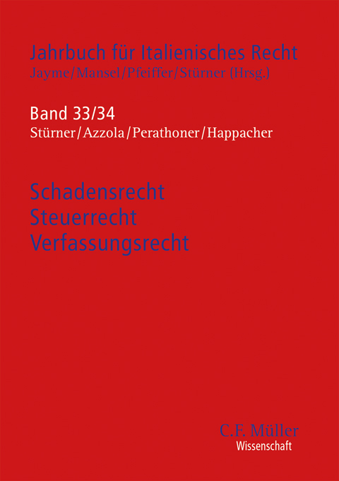 Schadensrecht – Steuerrecht – Verfassungsrecht 