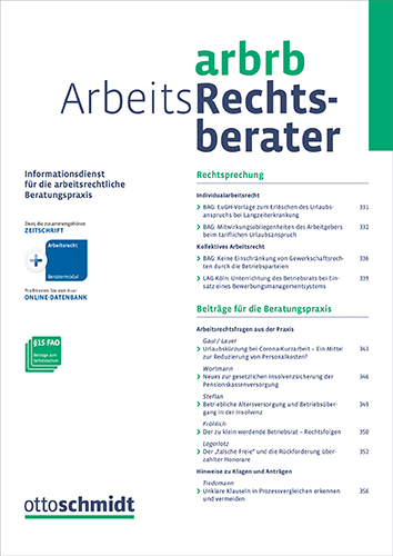 Arbeits-Rechtsberater - ArbRB