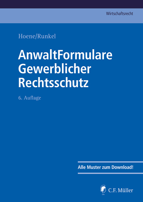 AnwaltFormulare Gewerblicher Rechtsschutz