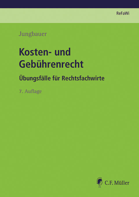 Ansicht: Kosten- und Gebührenrecht