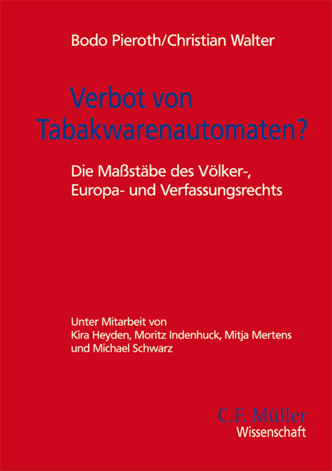 Verbot von Tabakwarenautomaten?