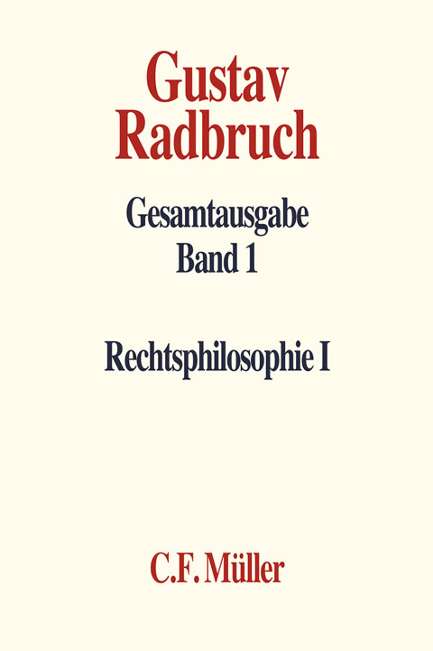 Ansicht: Gustav Radbruch Gesamtausgabe