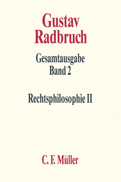 Ansicht: Radbruch Gesamtausgabe (Reihe)