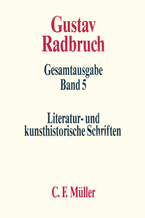 Ansicht: Radbruch Gesamtausgabe (Reihe)