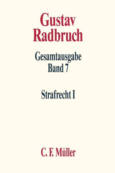 Ansicht: Radbruch Gesamtausgabe (Reihe)