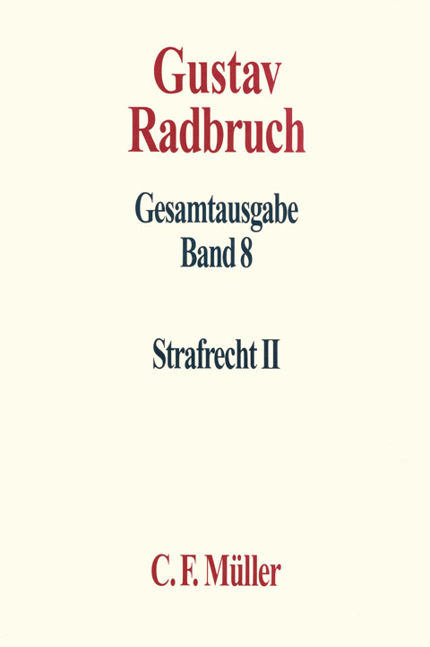 Ansicht: Radbruch Gesamtausgabe (Reihe)