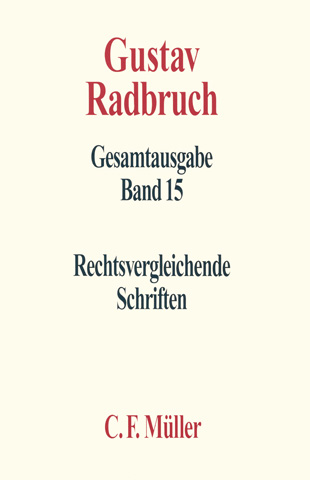 Radbruch Gesamtausgabe (Reihe)