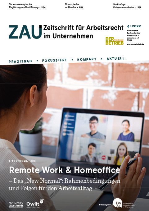 ZAU – Zeitschrift für Arbeitsrecht im Unternehmen
