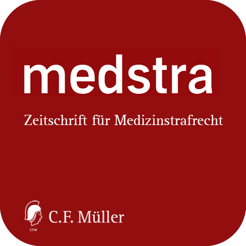 Ansicht: medstra Zeitschrift für Medizinstrafrecht online