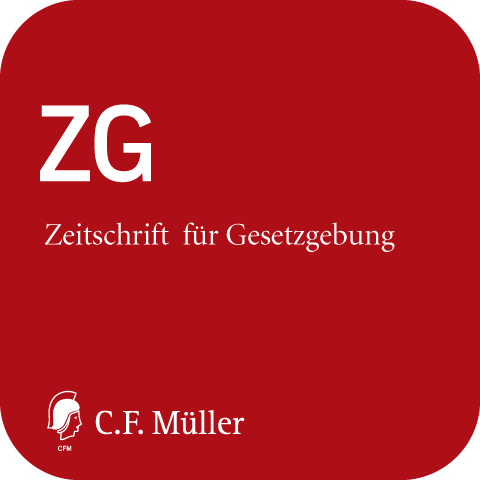 Ansicht: ZG - Zeitschrift für Gesetzgebung online