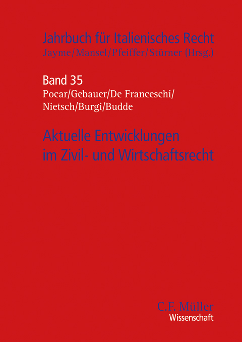 Ansicht: Aktuelle Entwicklungen im Zivil- und Wirtschaftsrecht