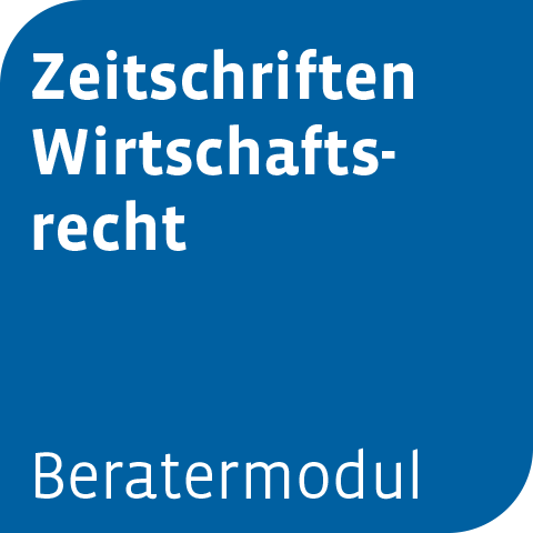 Beratermodul Zeitschriften Wirtschaftsrecht