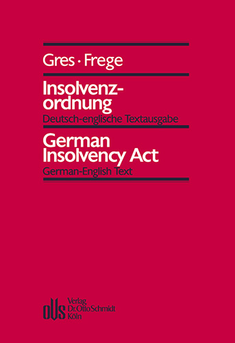 Ansicht: Insolvenzordnung - German Insolvency Act