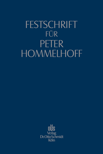 Ansicht: Festschrift für Peter Hommelhoff