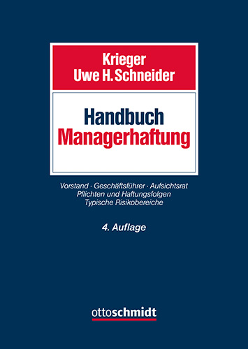 Ansicht: Handbuch Managerhaftung