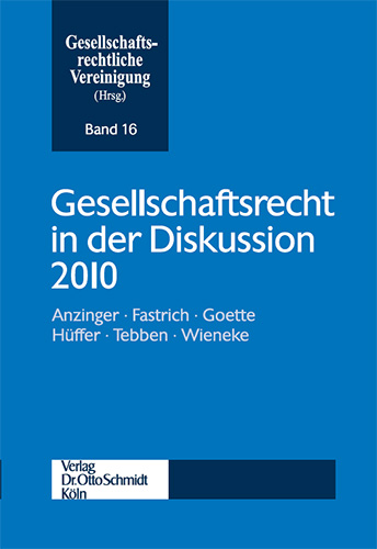 Ansicht: Gesellschaftsrecht in der Diskussion 2010
