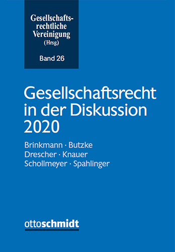 Ansicht: Gesellschaftsrecht in der Diskussion 2020