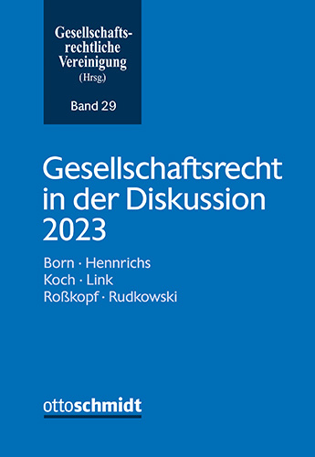 Ansicht: Gesellschaftsrecht in der Diskussion 2023