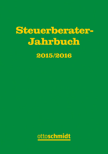 Ansicht: Steuerberater-Jahrbuch 2015/2016