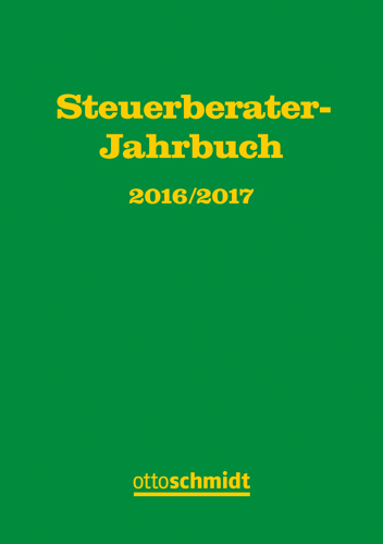 Ansicht: Steuerberater-Jahrbuch 2016/2017