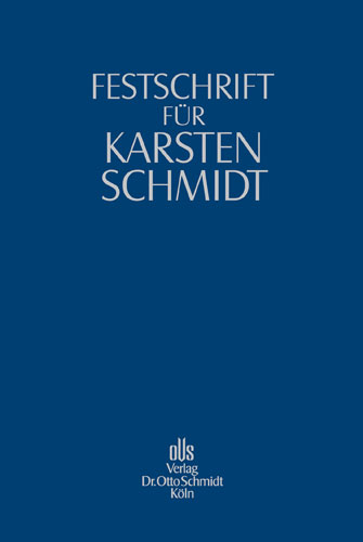 Ansicht: Festschrift für Karsten Schmidt