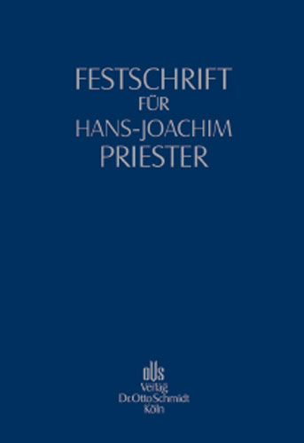 Ansicht: Festschrift für Hans-Joachim Priester