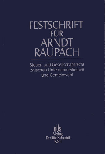 Ansicht: Festschrift für Arndt Raupach