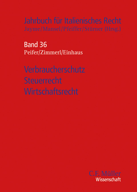 Verbraucherschutz – Steuerrecht – Wirtschaftsrecht