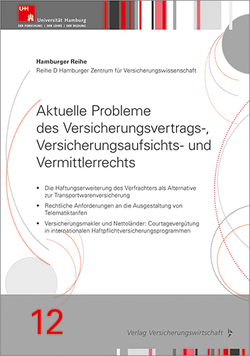 Aktuelle Probleme des Versicherungsvertrags-, Versicherungsaufsichts- und Vermittlerrechts