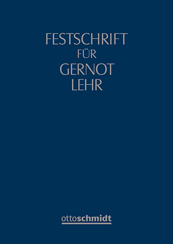 Festschrift für Gernot Lehr