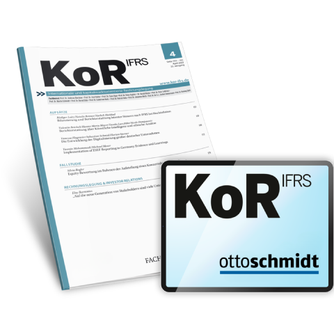 KoR IFRS Zeitschrift & Digital (Bundle)