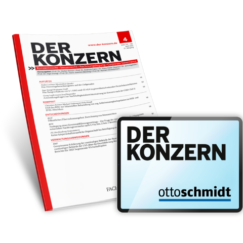 DER KONZERN Zeitschrift & Digital (Bundle)