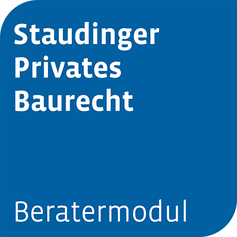 Beratermodul Staudinger Privates Baurecht