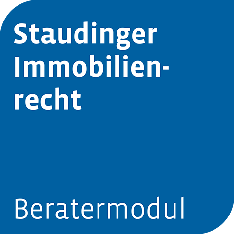 Beratermodul Staudinger Immobilienrecht