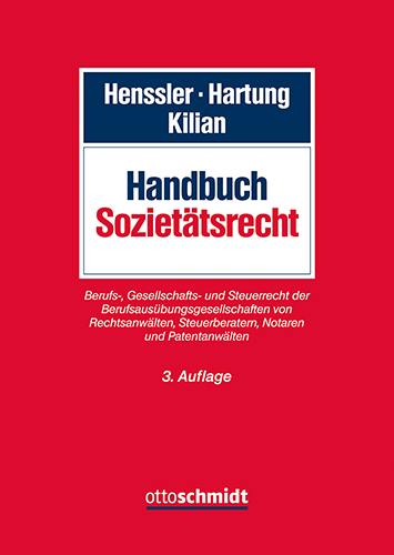 Handbuch Sozietätsrecht