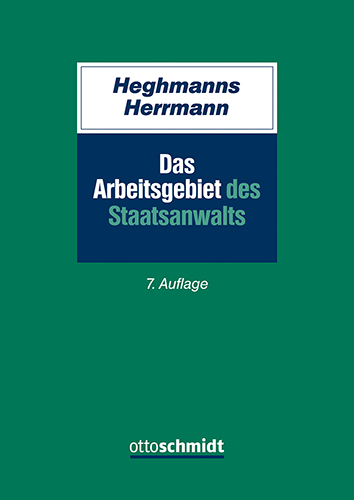 Das Arbeitsgebiet des Staatsanwalts